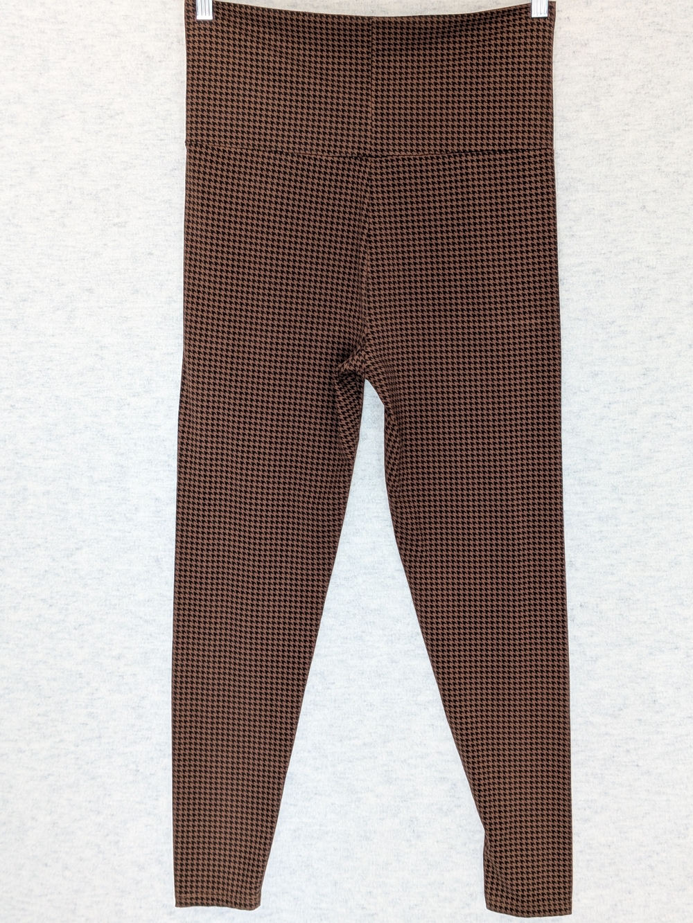 Hatch The Ultimate Before During and After Leggings Chestnut Houndstooth Sz M - Picture 10 of 15